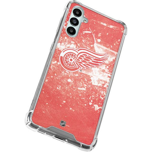 NHL Detroit Red Wings Frozen Galaxy A14 5G Clear Case