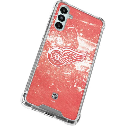 NHL Detroit Red Wings Frozen Galaxy A15 5G Clear Case