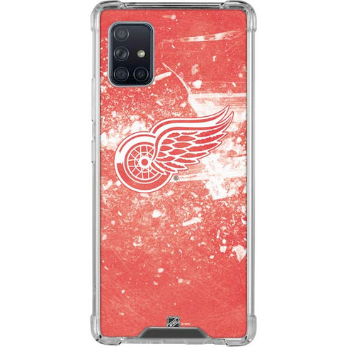 NHL Detroit Red Wings Frozen Galaxy A51 5G Clear Case