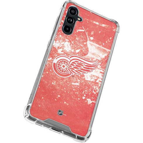NHL Detroit Red Wings Frozen Galaxy A54 5G Clear Case