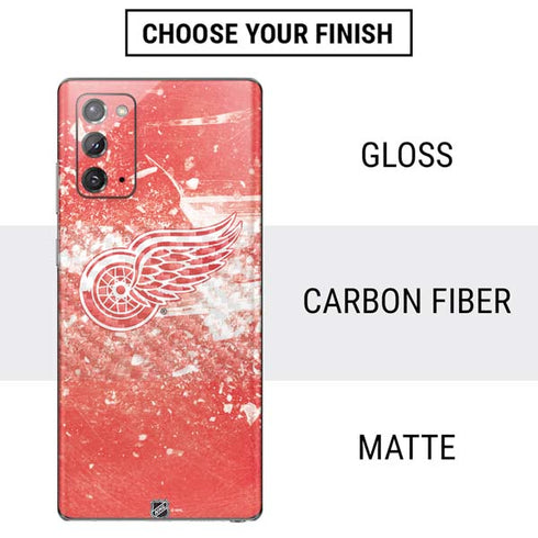 NHL Detroit Red Wings Frozen Galaxy Note20 5G Skin