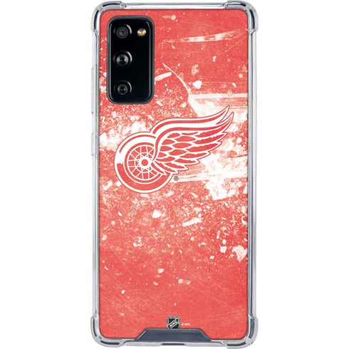 NHL Detroit Red Wings Frozen Galaxy S20 FE Clear Case