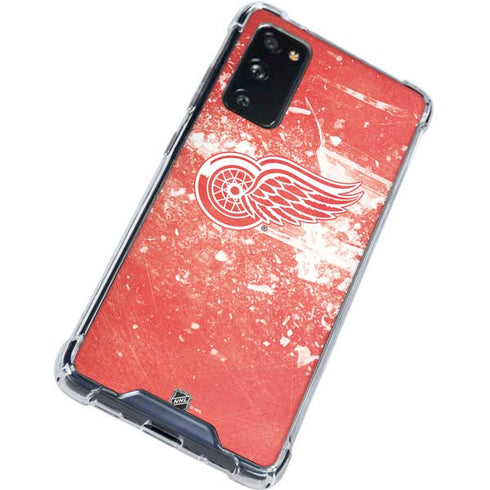 NHL Detroit Red Wings Frozen Galaxy S20 FE Clear Case