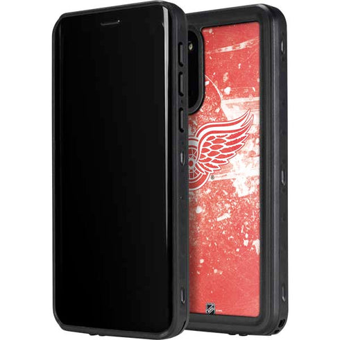 NHL Detroit Red Wings Frozen Galaxy S20 Plus Waterproof Case