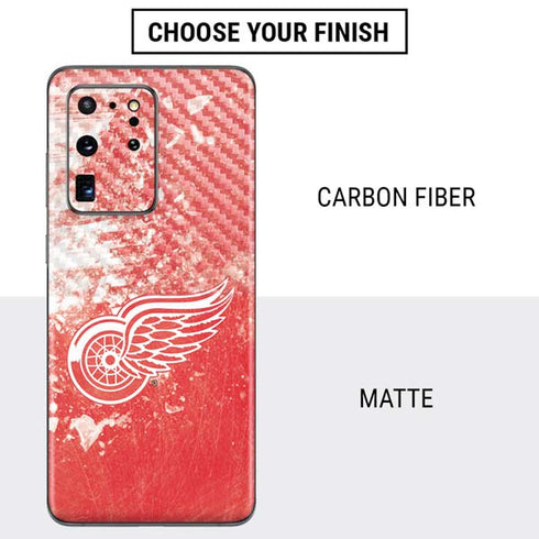 NHL Detroit Red Wings Frozen Galaxy S20 Ultra 5G Skin