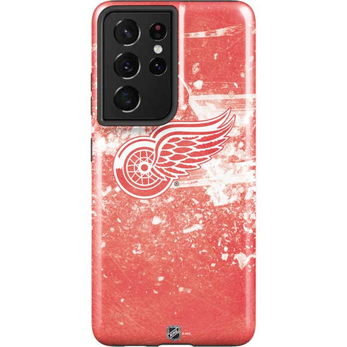 NHL Detroit Red Wings Frozen Galaxy S21 Ultra 5G Pro Case