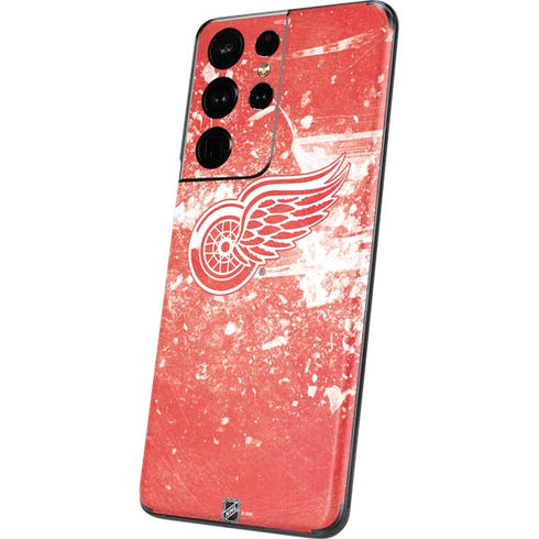 NHL Detroit Red Wings Frozen Galaxy S21 Ultra 5G Skin