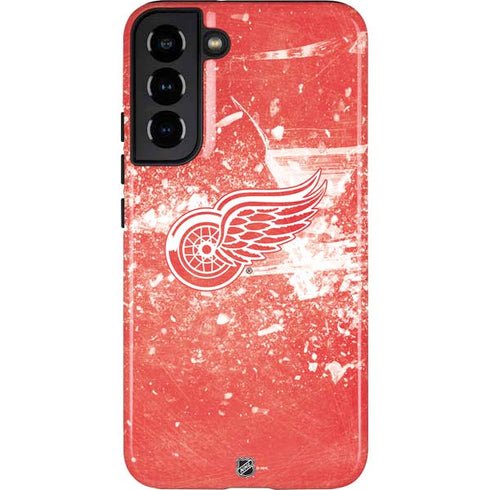 NHL Detroit Red Wings Frozen Galaxy S22 Plus Pro Case