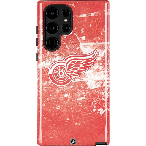NHL Detroit Red Wings Frozen Galaxy S22 Ultra Pro Case