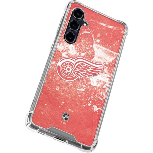 NHL Detroit Red Wings Frozen Galaxy S23 FE Clear Case