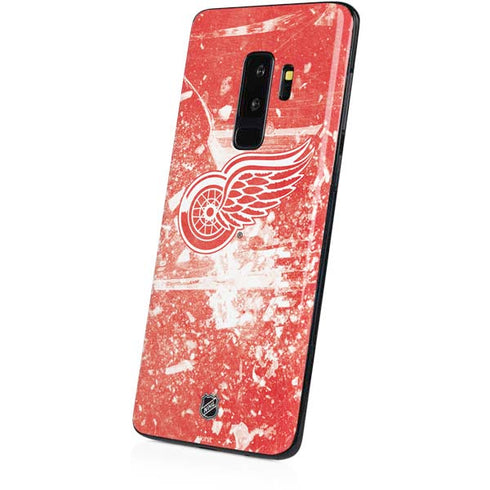 NHL Detroit Red Wings Frozen Galaxy S9 Plus Skin