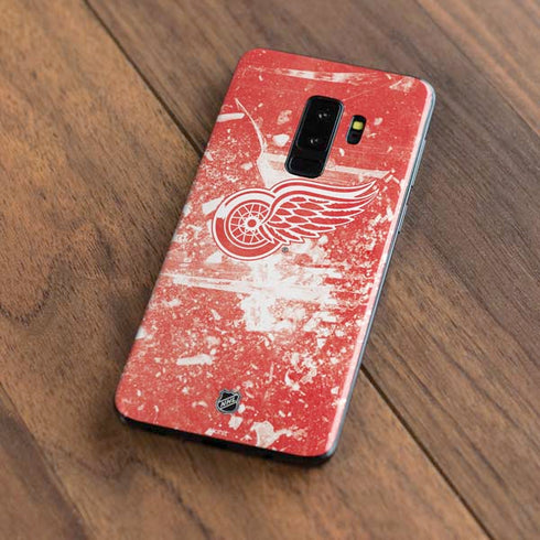 NHL Detroit Red Wings Frozen Galaxy S9 Plus Skin