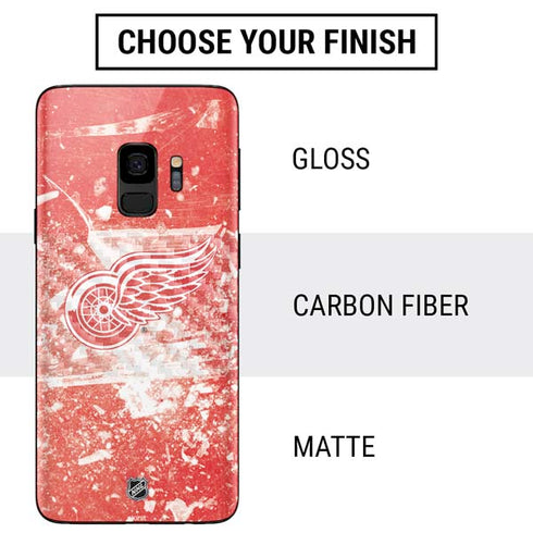 NHL Detroit Red Wings Frozen Galaxy S9 Skin