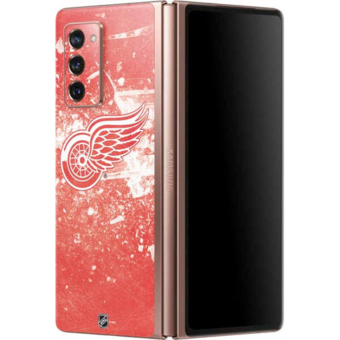 NHL Detroit Red Wings Frozen Galaxy Z Fold2 5G Skin