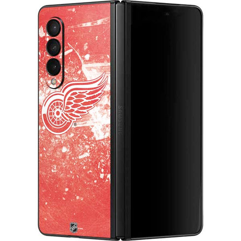 NHL Detroit Red Wings Frozen Galaxy Z Fold3 5G Skin