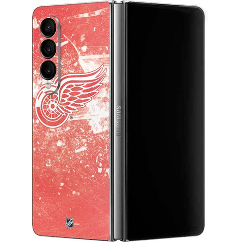 NHL Detroit Red Wings Frozen Galaxy Z Fold4 5G Skin