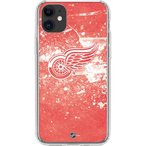 NHL Detroit Red Wings Frozen iPhone 11 Clear Case