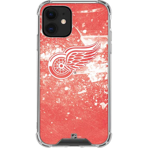 NHL Detroit Red Wings Frozen iPhone 12 Clear Case
