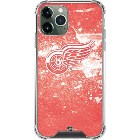 NHL Detroit Red Wings Frozen iPhone 12 Pro Clear Case