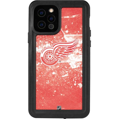 NHL Detroit Red Wings Frozen iPhone 12 Pro Waterproof Case