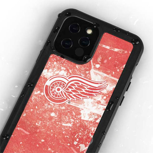 NHL Detroit Red Wings Frozen iPhone 12 Pro Waterproof Case