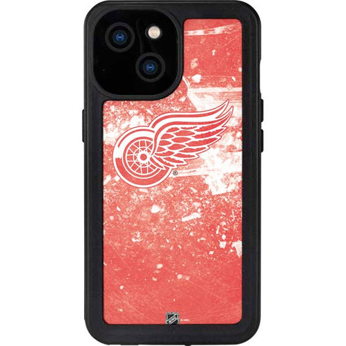 NHL Detroit Red Wings Frozen iPhone 13 Mini Waterproof Case