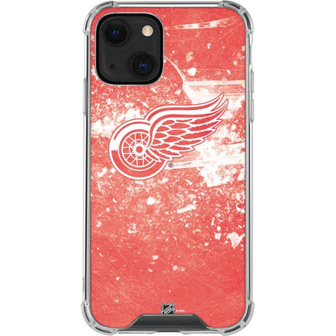 NHL Detroit Red Wings Frozen iPhone 14 Clear Case