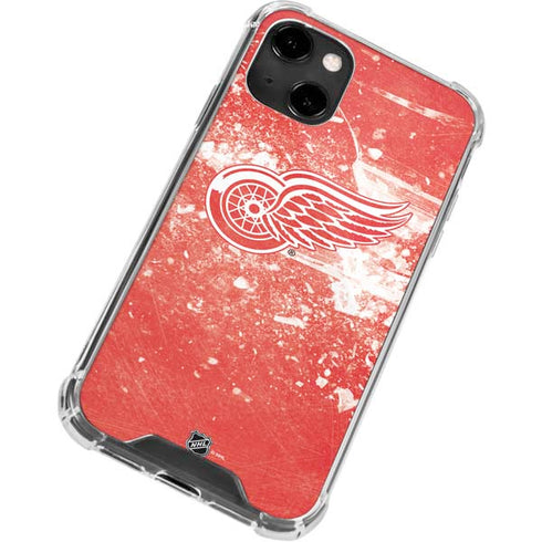 NHL Detroit Red Wings Frozen iPhone 14 Clear Case