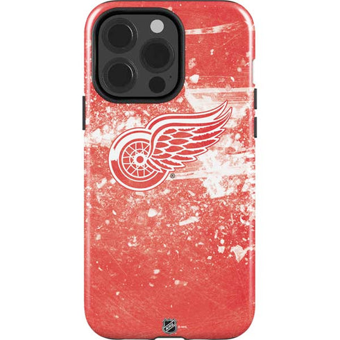 NHL Detroit Red Wings Frozen iPhone 15 Pro Impact Case