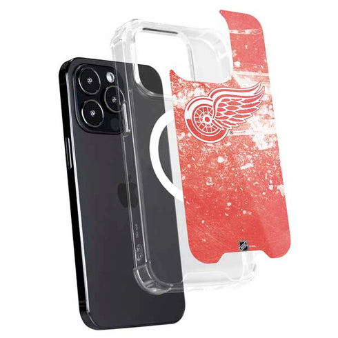 NHL Detroit Red Wings Frozen iPhone 15 Pro MagSafe Case