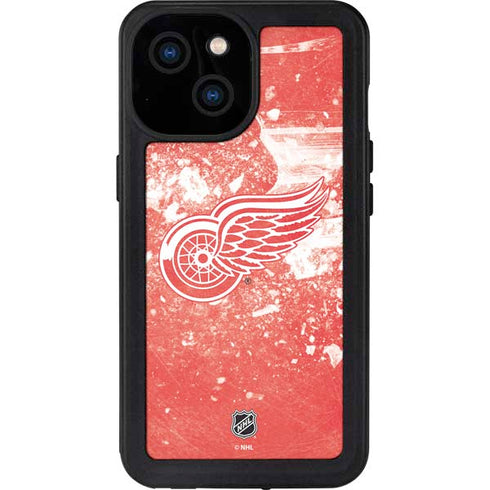 NHL Detroit Red Wings Frozen iPhone 15 Waterproof Case