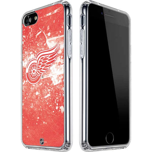 NHL Detroit Red Wings Frozen iPhone SE (2nd & 3rd Gen) Clear Case