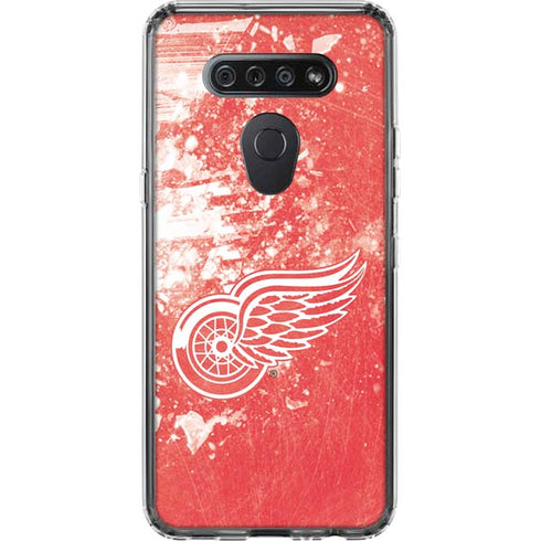 NHL Detroit Red Wings Frozen LG K51/Q51 Clear Case