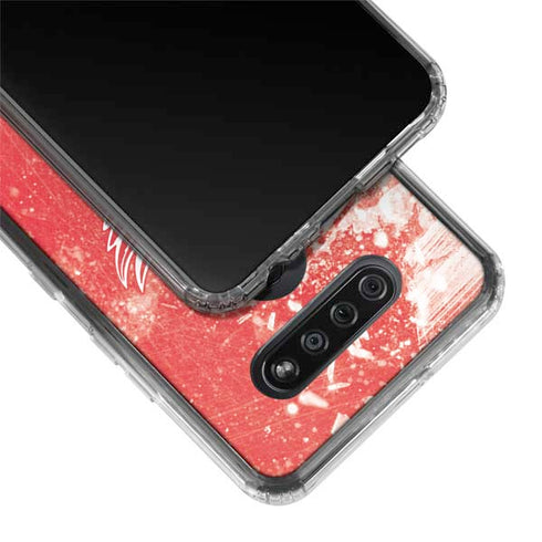 NHL Detroit Red Wings Frozen LG K51/Q51 Clear Case
