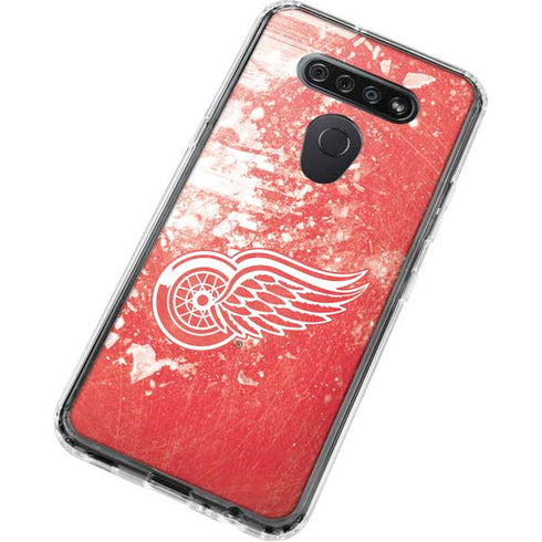 NHL Detroit Red Wings Frozen LG K51/Q51 Clear Case