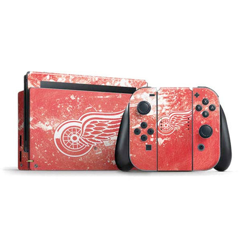 NHL Detroit Red Wings Frozen Nintendo Switch Bundle Skin