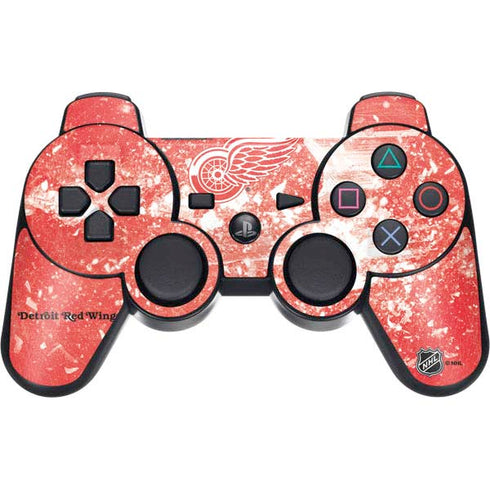 NHL Detroit Red Wings Frozen PS3 Dual Shock wireless controller Skin