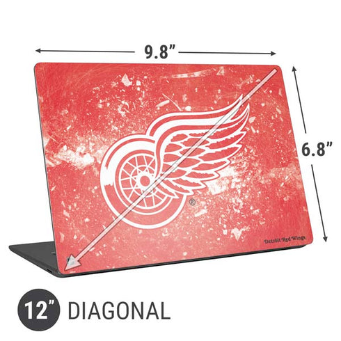 NHL Detroit Red Wings Frozen Universal Laptop 12in (9.8 x 6.8in) Skin