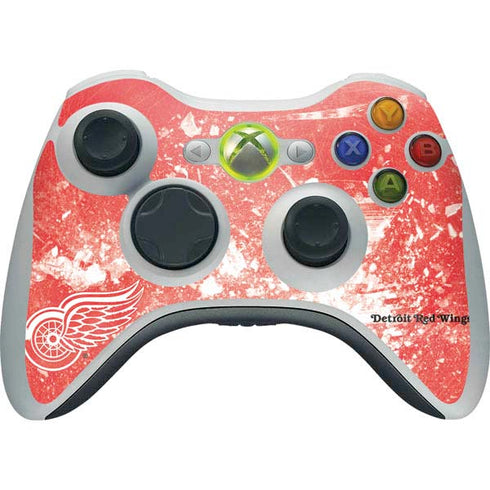 NHL Detroit Red Wings Frozen Xbox 360 Wireless Controller Skin