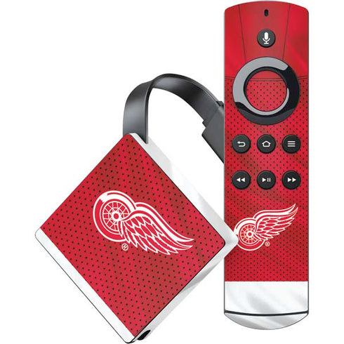 NHL Detroit Red Wings Home Jersey Amazon Fire TV Skin