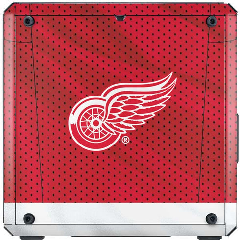NHL Detroit Red Wings Home Jersey Cooler Master MasterBox Q300L Mini Tower Skin