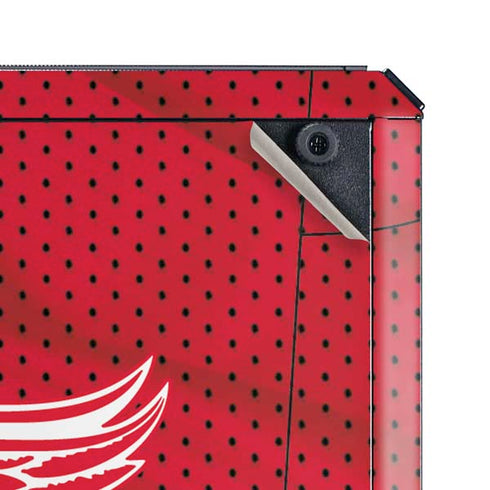 NHL Detroit Red Wings Home Jersey Cooler Master MasterBox Q300L Mini Tower Skin