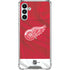 NHL Detroit Red Wings Home Jersey Galaxy A13 5G Clear Case