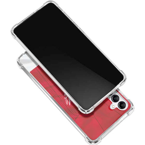 NHL Detroit Red Wings Home Jersey Galaxy A15 5G Clear Case