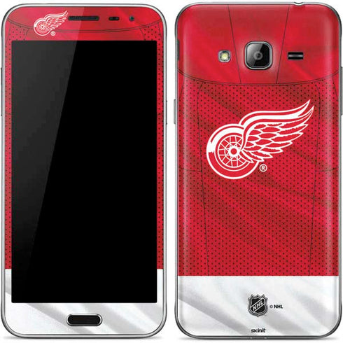 NHL Detroit Red Wings Home Jersey Galaxy J3 Skin