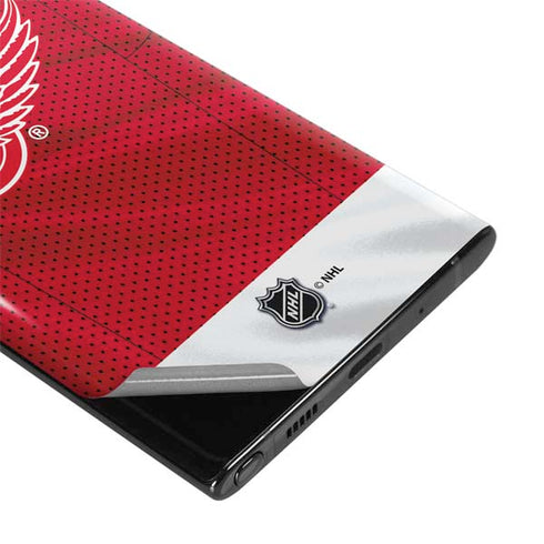 NHL Detroit Red Wings Home Jersey Galaxy Note 10 Skin