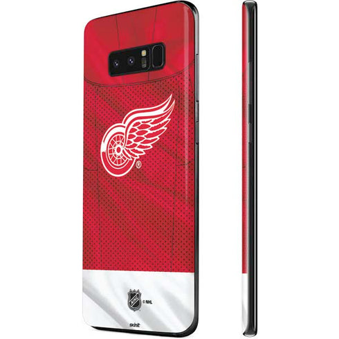 NHL Detroit Red Wings Home Jersey Galaxy Note 8 Skin