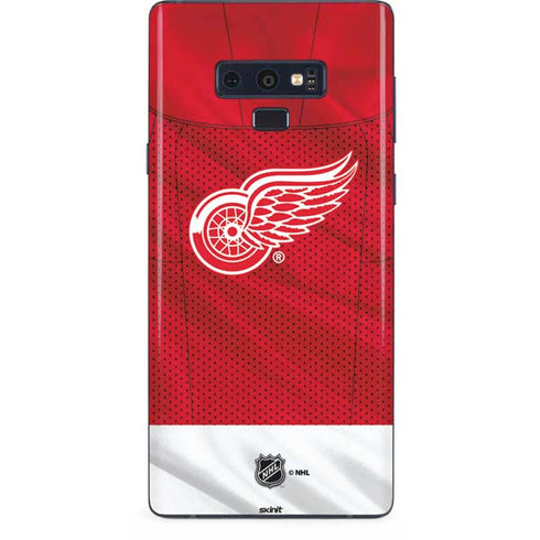 NHL Detroit Red Wings Home Jersey Galaxy Note 9 Skin