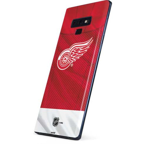 NHL Detroit Red Wings Home Jersey Galaxy Note 9 Skin