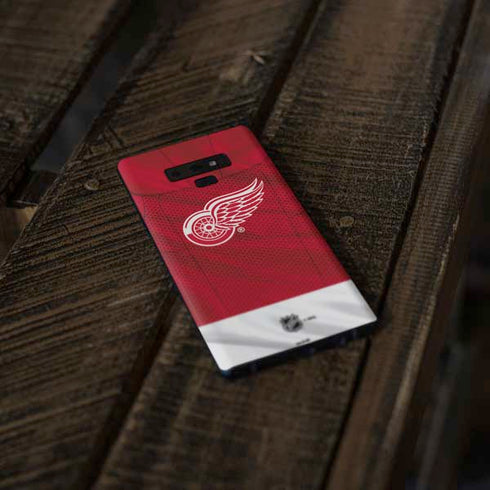 NHL Detroit Red Wings Home Jersey Galaxy Note 9 Skin
